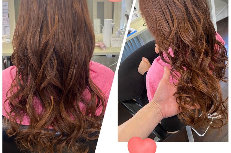 おしゃれなカラーとトリートメントで枝毛のない憧れヘアーへ