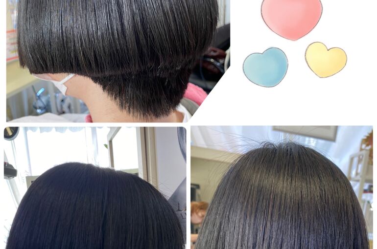 トリートメントのみでストレートヘアーに